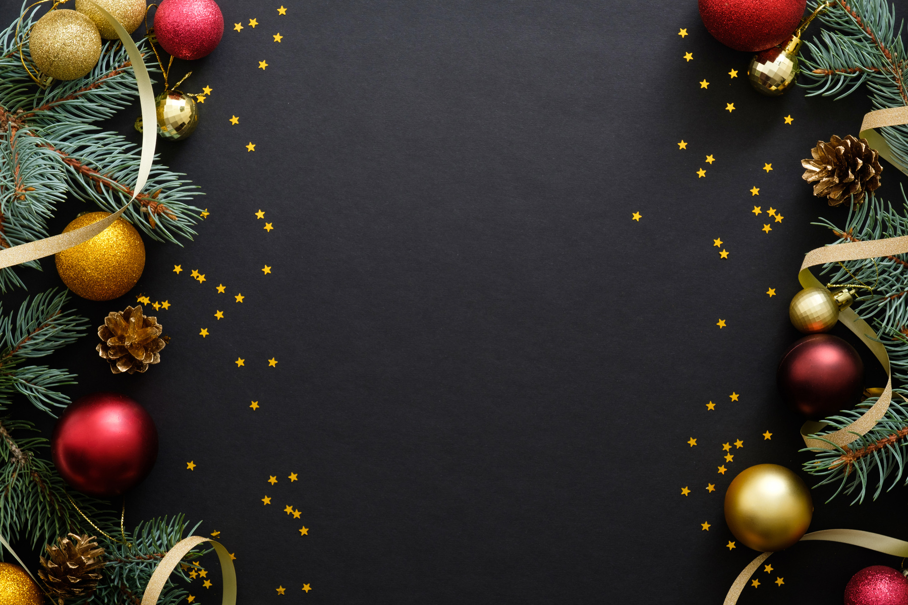 Christmas Flatlay Composition